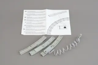 8 rails droits gris 4,5 V