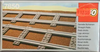 8 rails droits gris 4,5 V