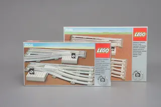 Aiguillages manuels gauche et droite avec rails électriques gris 12 V