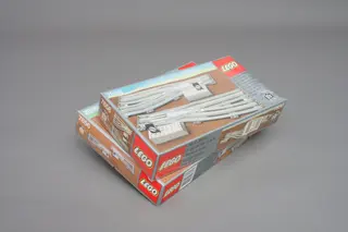 Aiguillages manuels gauche et droite avec rails électriques gris 12 V