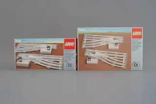 Aiguillages manuels gauche et droite avec rails électriques gris 12 V