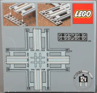 Crossing, Electric Rails Grey 12V
