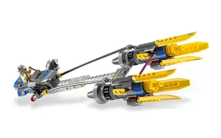 Anakin Skywalker and Sebulba's Podracers