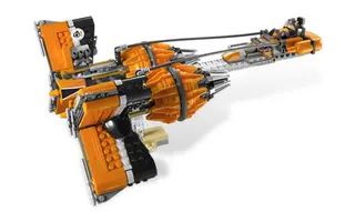 Anakin Skywalker and Sebulba's Podracers