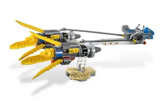 Anakin Skywalker and Sebulba's Podracers
