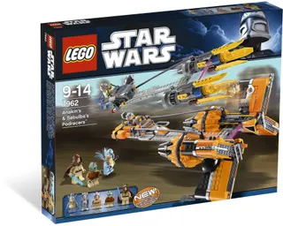 Anakin Skywalker and Sebulba's Podracers