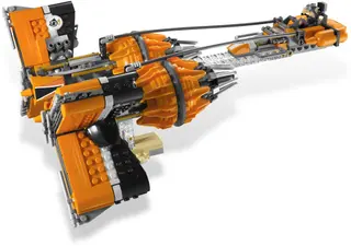 Anakin Skywalker and Sebulba's Podracers