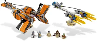 Anakin Skywalker and Sebulba's Podracers