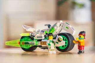 Weißes Drachenpferd-Fahrrad