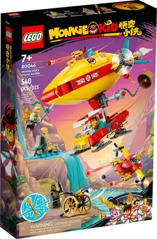Le dirigeable nuage de Monkie Kid
