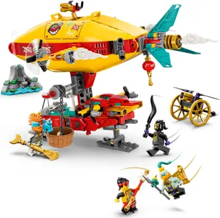 Le dirigeable nuage de Monkie Kid
