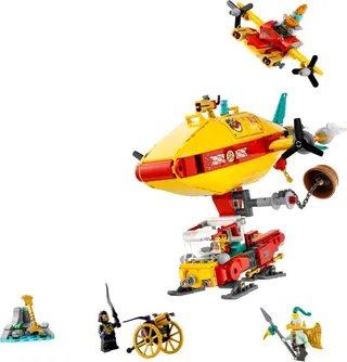 Le dirigeable nuage de Monkie Kid