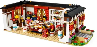 Abendessen am Vorabend des chinesischen Neujahrs