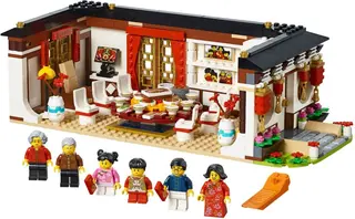 Abendessen am Vorabend des chinesischen Neujahrs