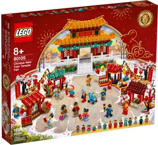 Chinesischer Neujahrs-Tempelmarkt