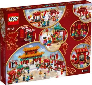 Chinesischer Neujahrs-Tempelmarkt