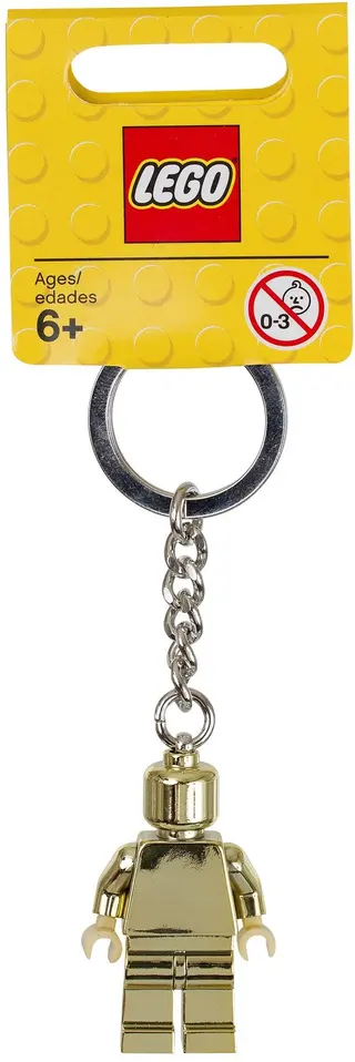 Gold Minifigure Key Chain