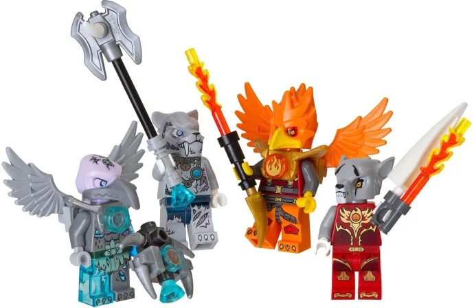 Fire and Ice Minifigure Accessory Set