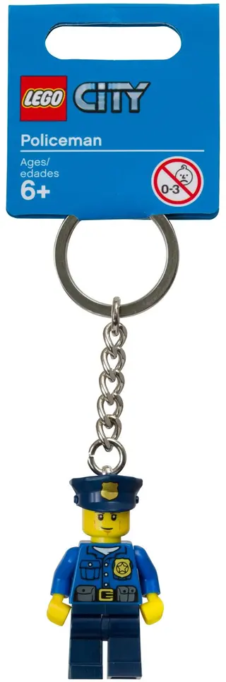 City Policeman Key Chain