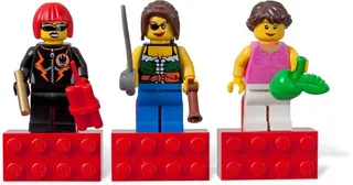 Female Minifigure Magnet Set
