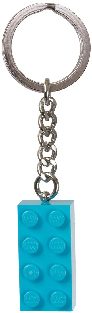 Turquoise Brick Key Chain