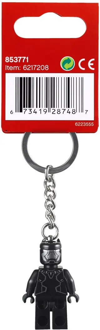 Sleutelhanger met zwarte panter