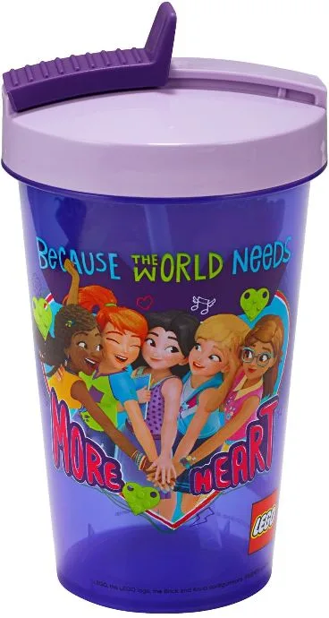 Friends-Trinkbecher mit Strohhalm