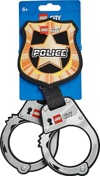 Polizeihandschellen & Abzeichen