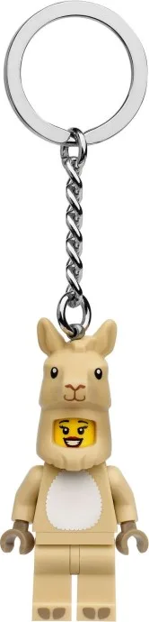 Schlüsselanhänger mit Lama-Mädchen