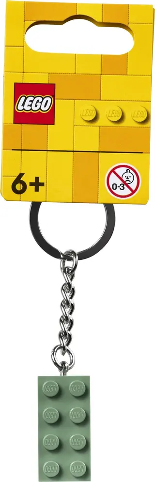 Porte-clés vert sable 2x4