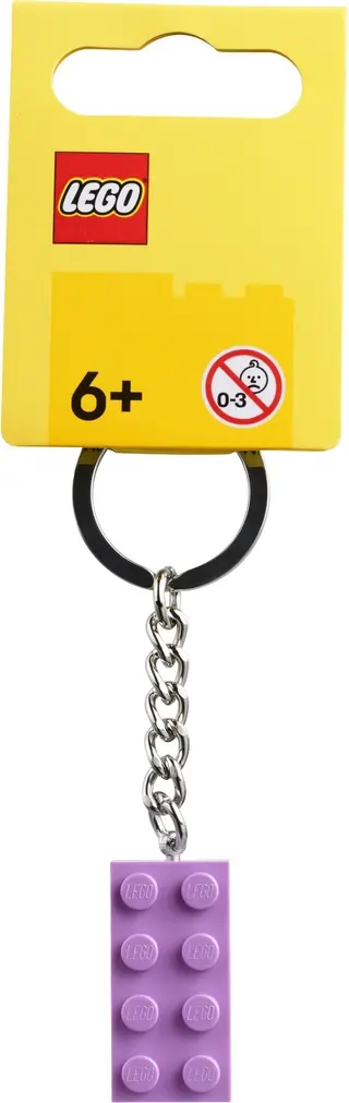 Medium Lavender 2x4 Stud Key Chain