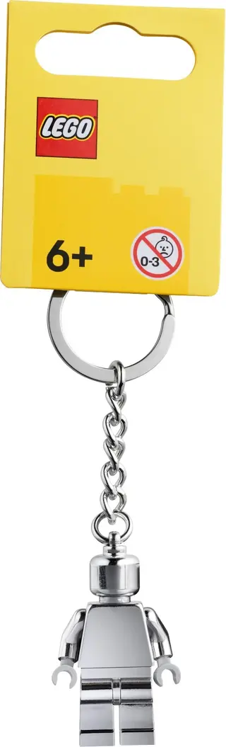 Silver Minifigure Key Chain