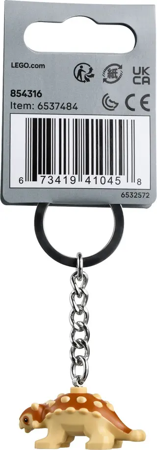 Porte-clés bébé ankylosaure