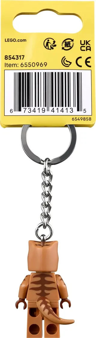 Sleutelhanger met T. rex-pak
