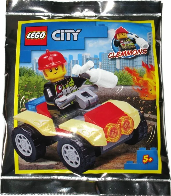 Pompier avec quad