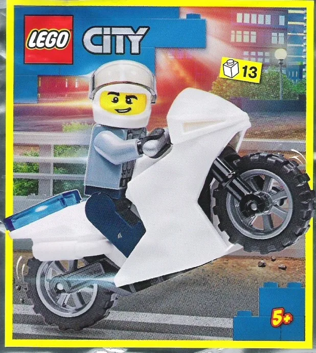 Polizist und Motorrad