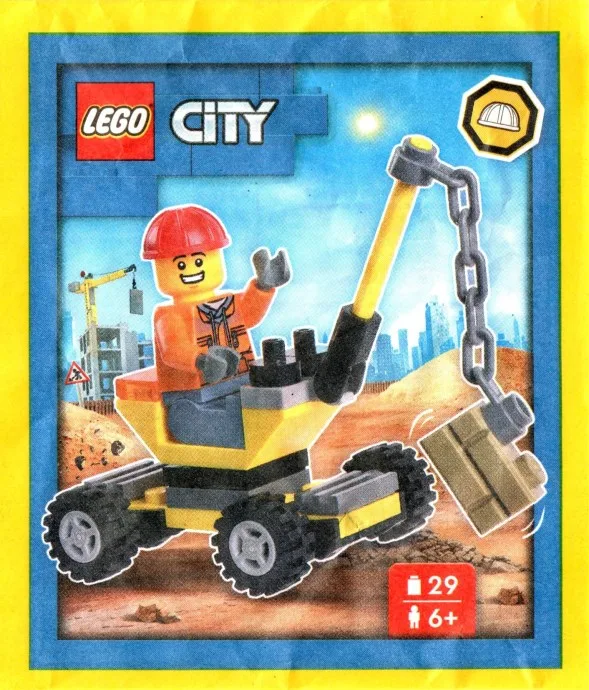 Constructeur avec grue