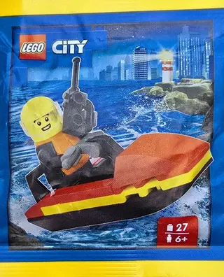 Fireman with Water Scooter
