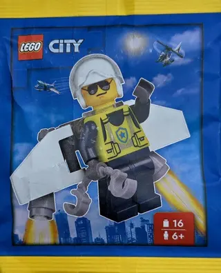 Police Officer with Jet Pack