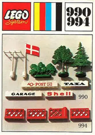 Clôtures LEGO avec portails de jardin
