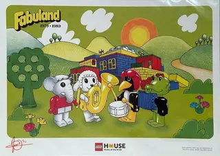 Fabuland Eerbetoon Kunstprint