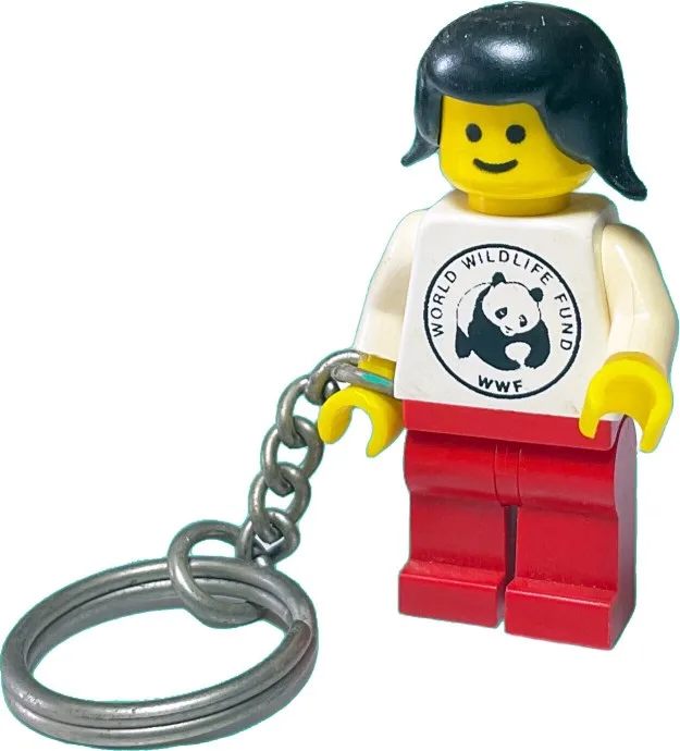 Porte-clés figurine féminine WWF