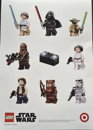 Star Wars Target-Aufkleber